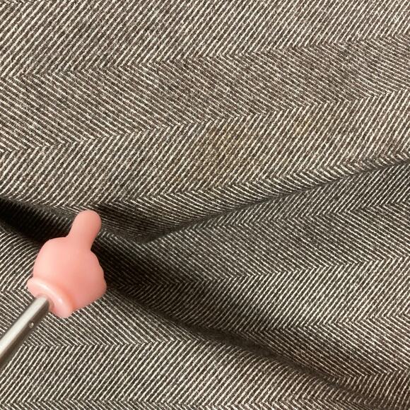 Billabong Outerwear Jacket Womens L Brown Herringbone Bomber Ski Lined No Hood - Picture 13 of 16